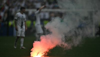 Slovenia v Serbia LIVE: Euro 2024 result as fans launch flares on pitch after dramatic Luka Jovic equaliser