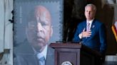 Stamp of civil rights icon John Lewis unveiled in ceremony at the US Capitol