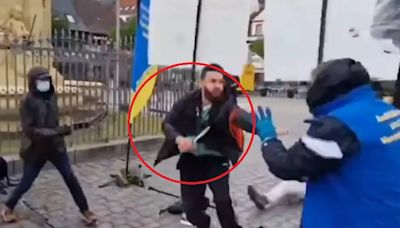 Brutal ataque en Alemania: la policía frenó a tiros a un “apuñalador serial” en medio de una plaza | Mundo