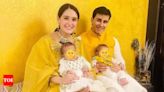 Pankhuri Awasthy and Gautam Rode celebrate as their twins complete 11-months; Gauahar Khan congratulates them - Times of India