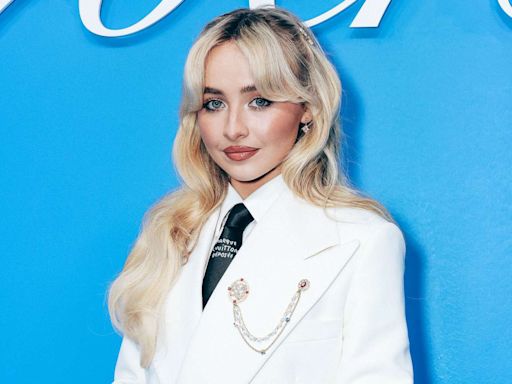 Sabrina Carpenter Wears a Chic White Suit (Minus the Pants!) at Louis Vuitton’s Menswear Show: See Her Look!