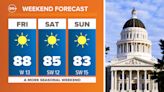 Seasonably warm weekend ahead in Northern California, much cooler than last weekend