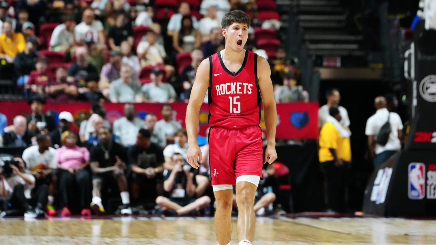 NBA Executives Tab Rockets Rookie Reed Sheppard as Best Pick of 2024 NBA Draft