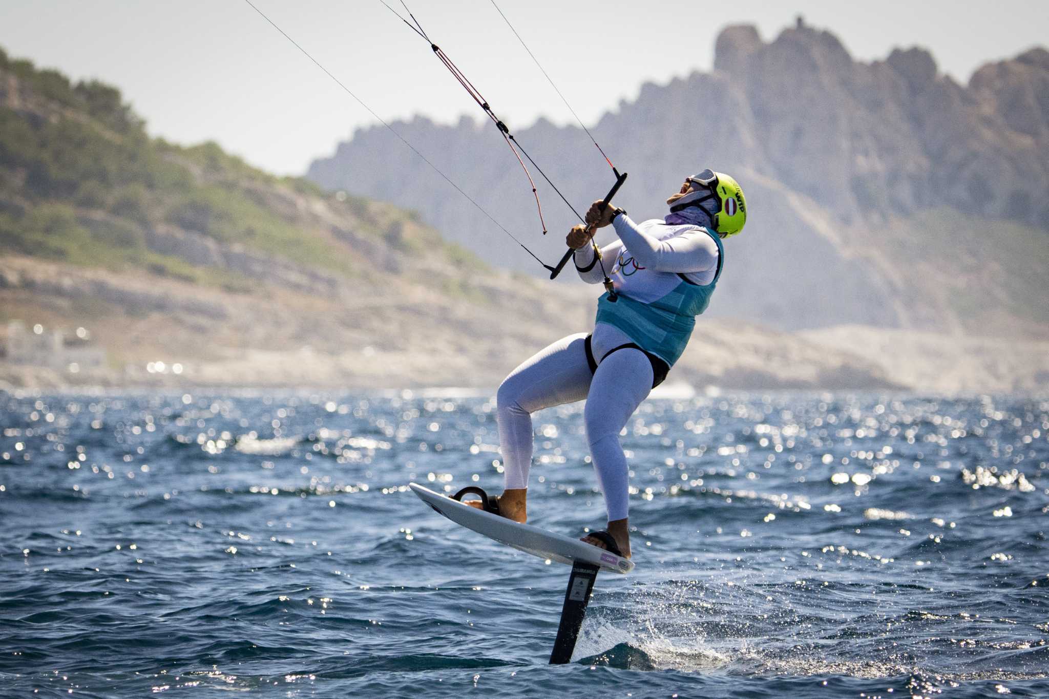 Austria's Valentin Bontus wins gold in men's kitesurfing to conclude Olympic sailing in Marseille