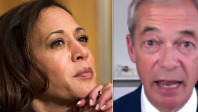 Nigel Farage Claims Democrats Will Not Remove Kamala Harris Because She's A 'Black African Woman'