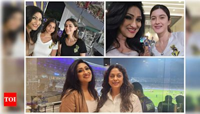 Rituparna Sengupta spotted with Juhi Chawla at Eden Gardens | Events Movie News - Times of India
