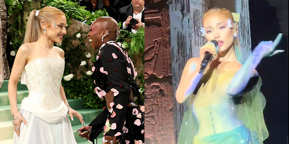 ‘Wicked’ Movie Stars Ariana Grande & Cynthia Erivo Were the Surprise Met Gala Performers – Set List Revealed!