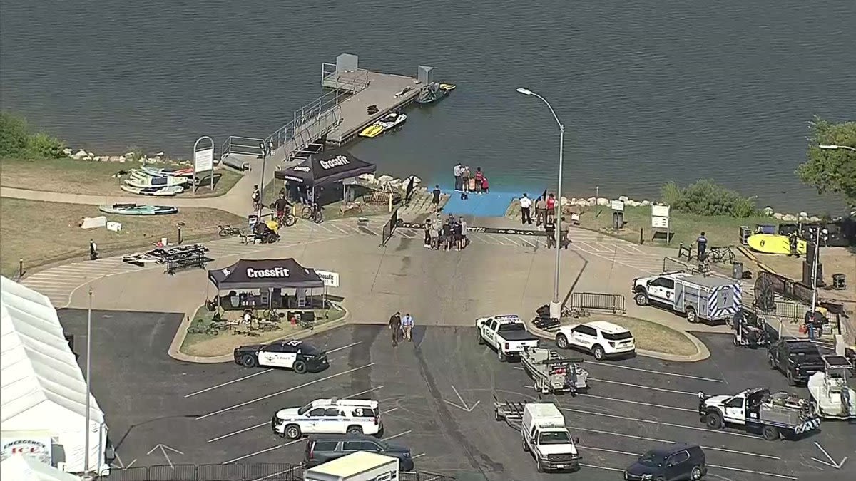 Fort Worth emergency crew recovers body after a drowning call at lake where CrossFit games happening