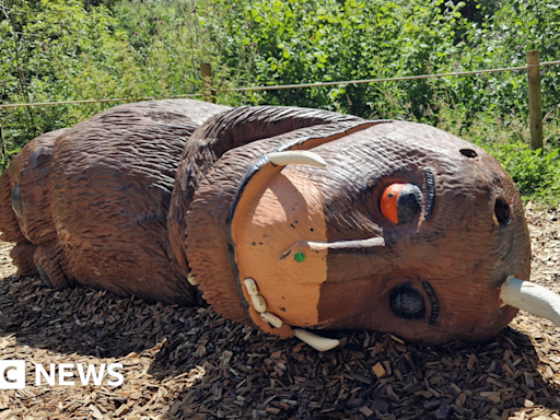 Vandals attack sleeping Gruffalo sculpture in Cornwall forest