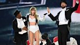 Travis Kelce Makes First Onstage Appearance With Taylor Swift