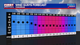 Favorable conditions for wildfires