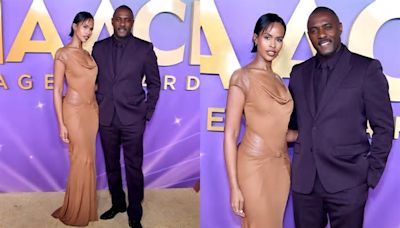 Idris Elba Suits Up in Purple and Sabrina Dons Vintage Versace for a Monochromatic Moment at NAACP Image Awards 2024
