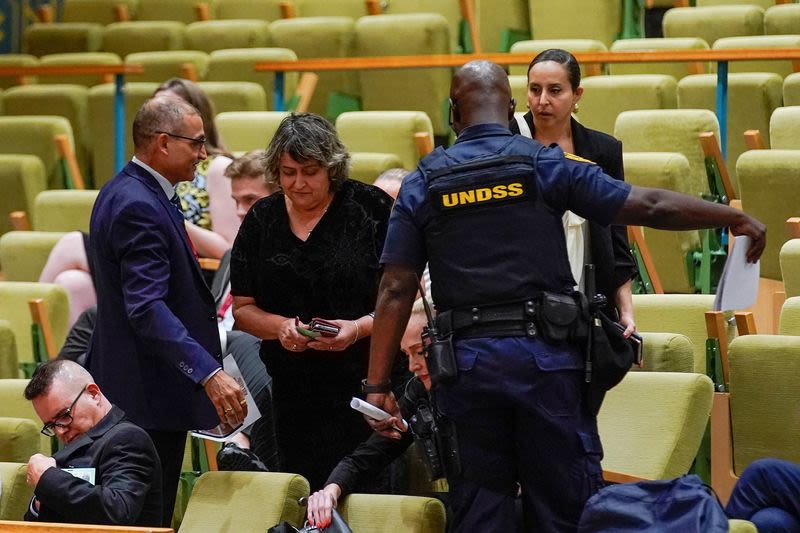 Protesters disrupt UN Security Council with call to free Gaza hostages