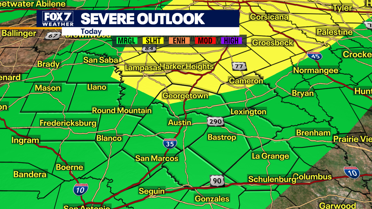 Austin weather: Strong storms hit Central Texas