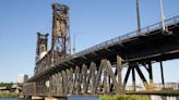 Freight train derails, closing historic bridge in Portland, Oregon