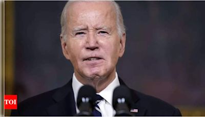 'I think that would be a little ...': Biden 'discussing' possible Israeli strikes on Iran oil facilities - Times of India