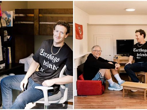 Mark Zuckerberg revisits his early days on 40th birthday, calls Bill Gates 'special guest'. Viral pics