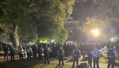 Pro-Palestinian protesters, makeshift encampment cleared from Tulane University front lawn; 20 arrested