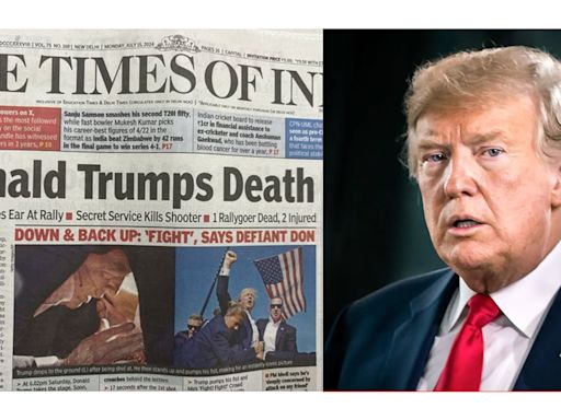 'Donald Trumps Death', Times Of India Headline Invites Mixed Reactions