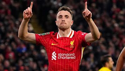 Diogo Jota double helps Liverpool to comfortable win over 10-man West Ham