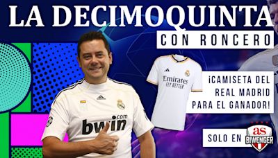¡Juega la final de la Champions en la liga Biwenger de Roncero y llévate la camiseta del Real Madrid!