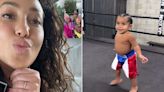 Adrienne Bailon FaceTimes with North West's “Cheetah Girl” Squad on Halloween, Shows Off Son's Boxer Costume