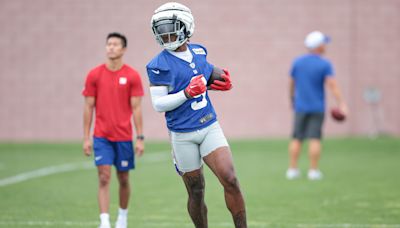 Giants' Malik Nabers, Daniel Jones not expected to play vs. Lions