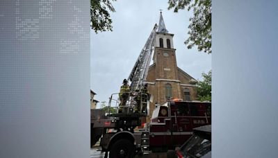 MFD: Lightning strike possible cause for church steeple fire