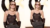 Olivia Wilde Goes Sheer for Saint Laurent Fall 2024 Fashion Show in See-through Top at Paris Fashion Week