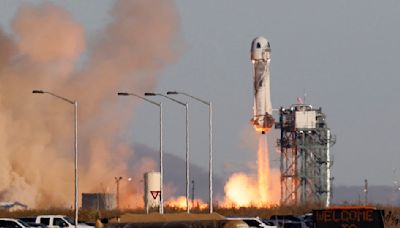 Jeff Bezos' Blue Origin launches first crew to edge of space since 2022 grounding