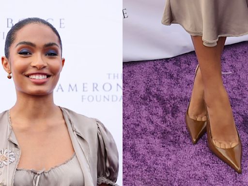 Yara Shahidi Pops in Lush Chocolate Brown Pumps at the Cameron Boyce Foundation’s 3rd Annual Cam for a Cause Gala in Los Angeles