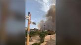 El incendio de Benasau obliga a desalojar el municipio de Penáguila
