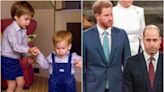 25 photos show how Prince Harry and Prince William's relationship has changed through the years