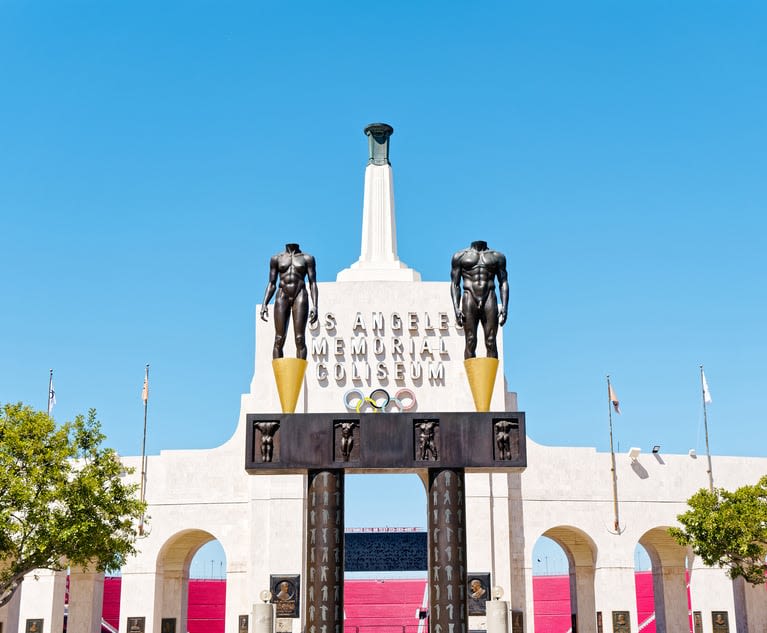 CLO of 2028 LA Olympics Committee Heads to Sidelines After 'All-Consuming Journey' | Corporate Counsel