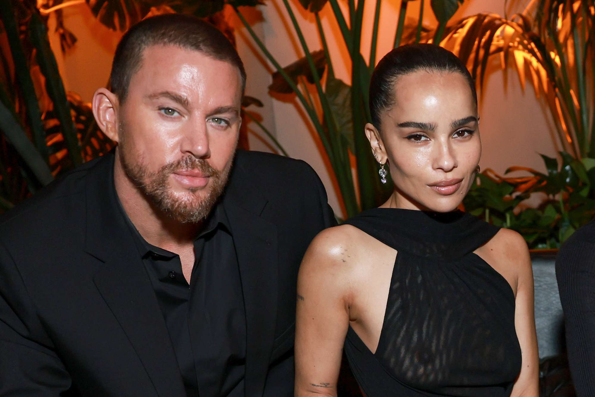 Channing Tatum and Zoë Kravitz Hold Hands at “Fly Me to the Moon” Premiere