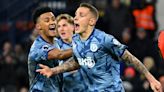 Lucas Digne pounces to break Luton hearts and keep Aston Villa on track for Champions League