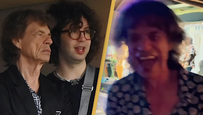 Mick Jagger gets trolled by son after clip of him dancing wildly at a bar goes viral