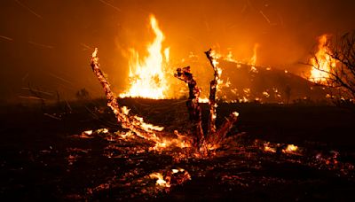 The Post Fire North Of L.A. Burns 14,600 Acres, Only 2% Contained As It Fouls Air Over Much Of Southern California...