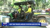 Heavy rain triggers landslide in Watkins Glen State Park