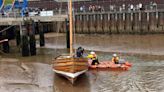RNLI springs into action as eight people stranded