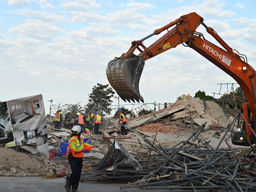 5 workers dead, 49 still missing after a building under construction collapsed in South Africa