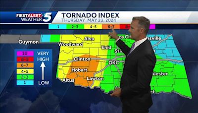 TIMELINE: Severe storms could bring large hail, tornado threat to Oklahoma