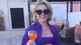 Florence Pugh Is Unbothered And Flaunting Her Abs, Legs In A Bra Top And Pantsless Gown
