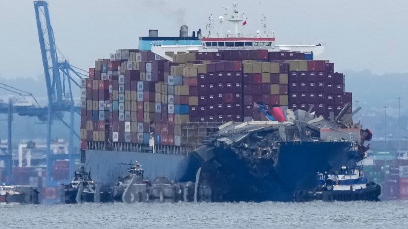 The Dali cargo ship is on the move, almost 2 months after it crashed into and collapsed Baltimore’s Key Bridge | CNN