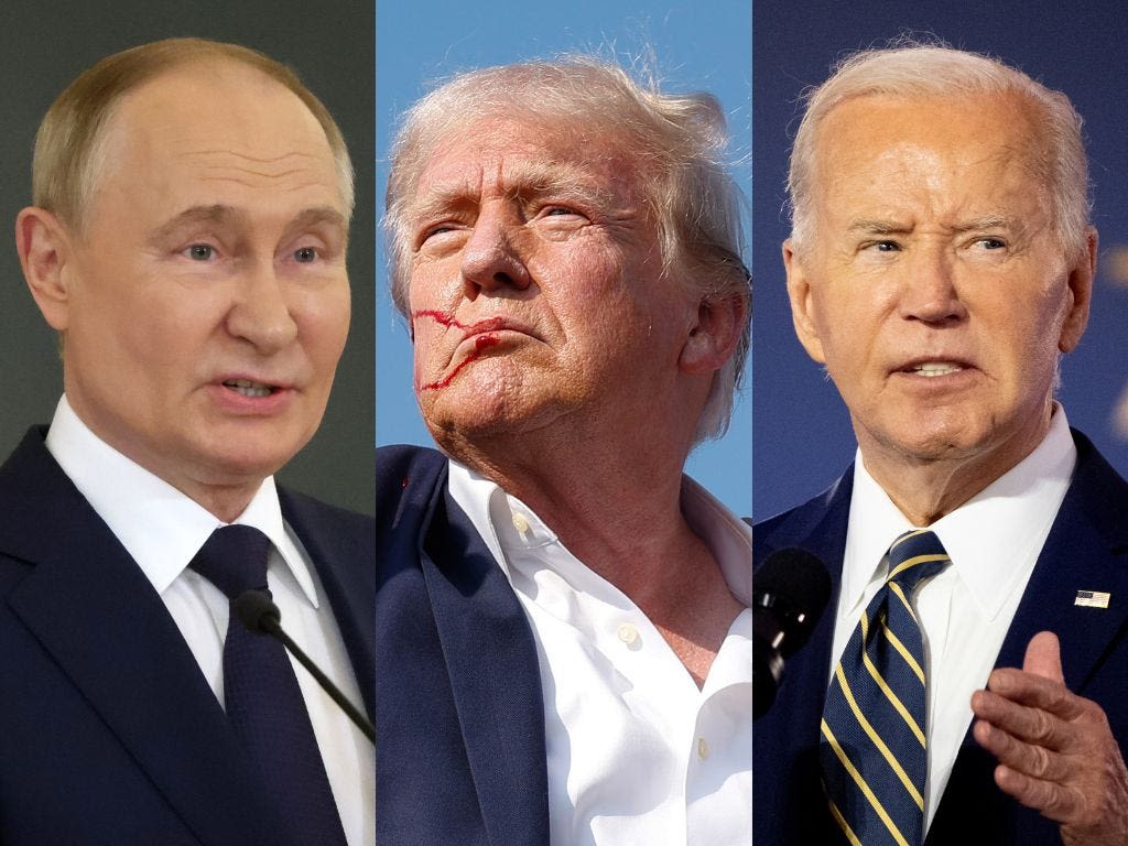 The Kremlin is pushing a MAGA talking point that Biden's administration is to blame for the Trump assassination attempt