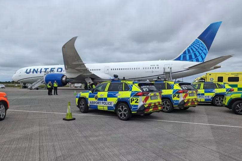 United Airlines flight to New York forced to divert to Dublin with passenger suffering 'suspected infectious disease'