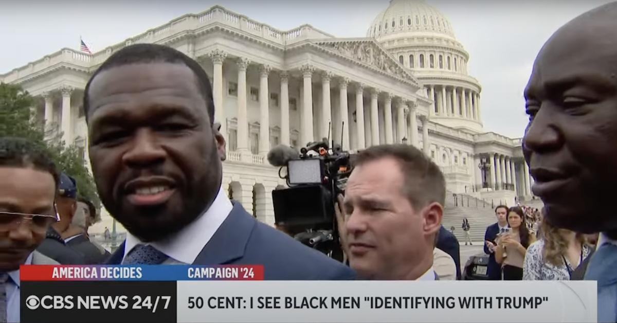 50 Cent Says Black Men ‘Identifying’ with Trump Over Legal Woes: ‘They’ve Got RICO Charges’ Too
