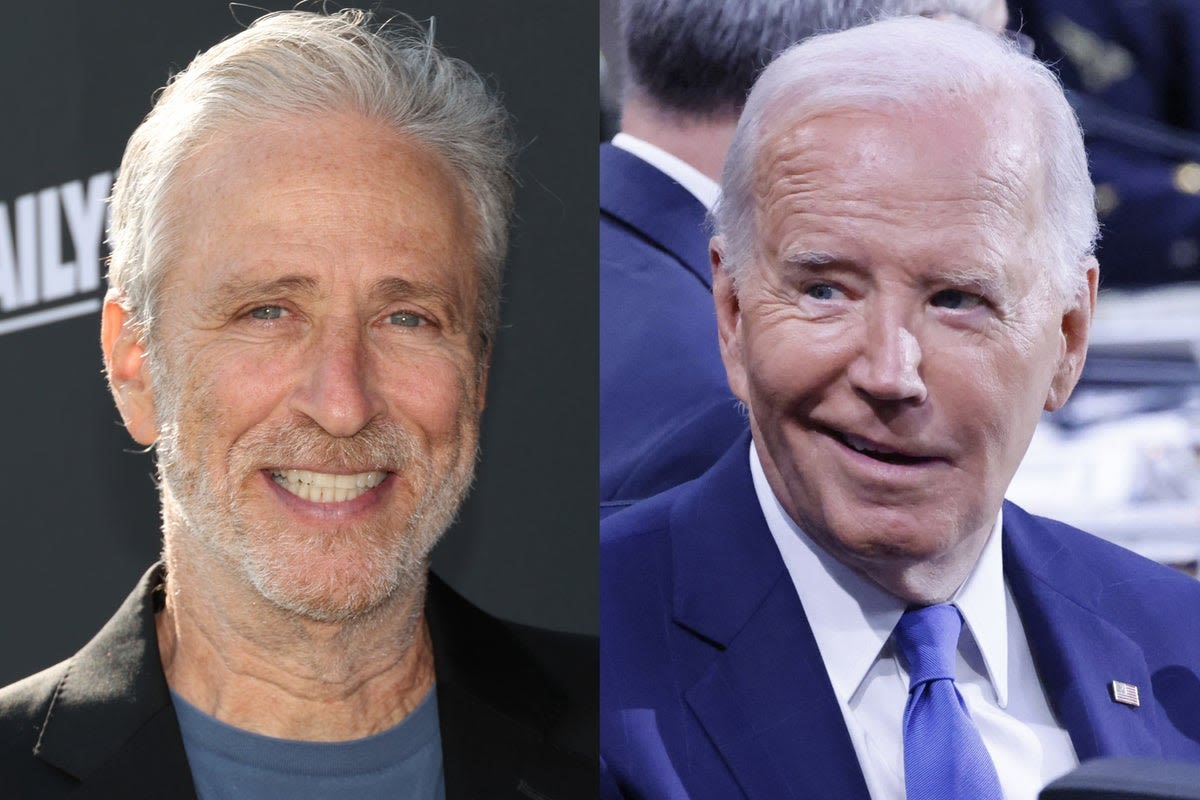 Jon Stewart accuses Biden of being ‘Trumpian’ by shutting down questions about his re-election bid