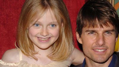 Dakota Fanning says she's gotten the same birthday gift from Tom Cruise every year since they made 2005's 'War of the Worlds'