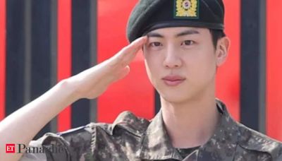 BTS’ member Jin reveals he lost his temper at a fellow soldier during military service, shares he was called ‘God’ by squad members! - The Economic Times